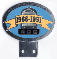 badge Morgan : MOG of Sweden 25th anniversary